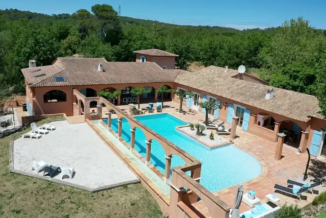 BookNoFees: Les Palmiers – za 6 oseb, z bazenom in klimatsko napravo – TRANS-EN-PROVENCE