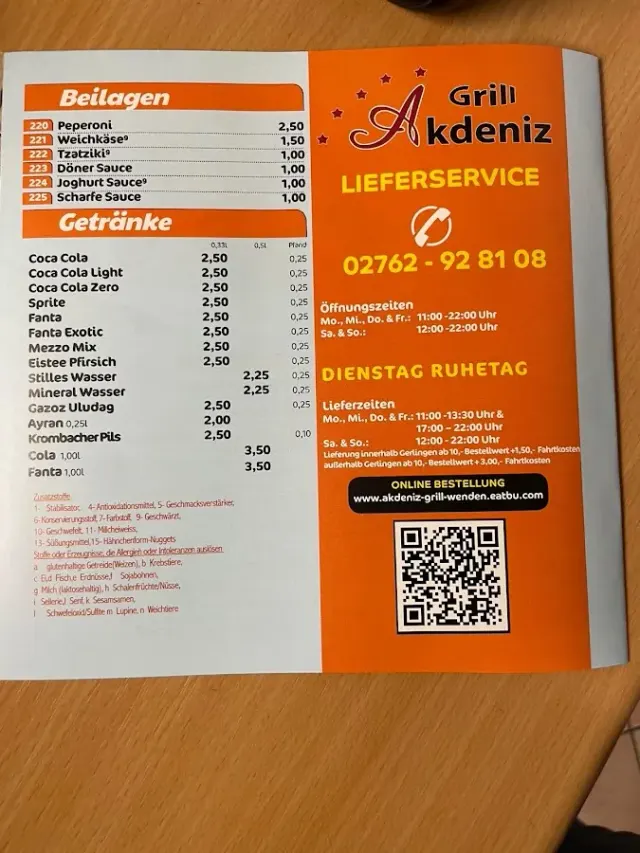 BookNoFees: Restavracija – Akdeniz Grill – Wenden – Akdeniz Grill, fotografija 3
