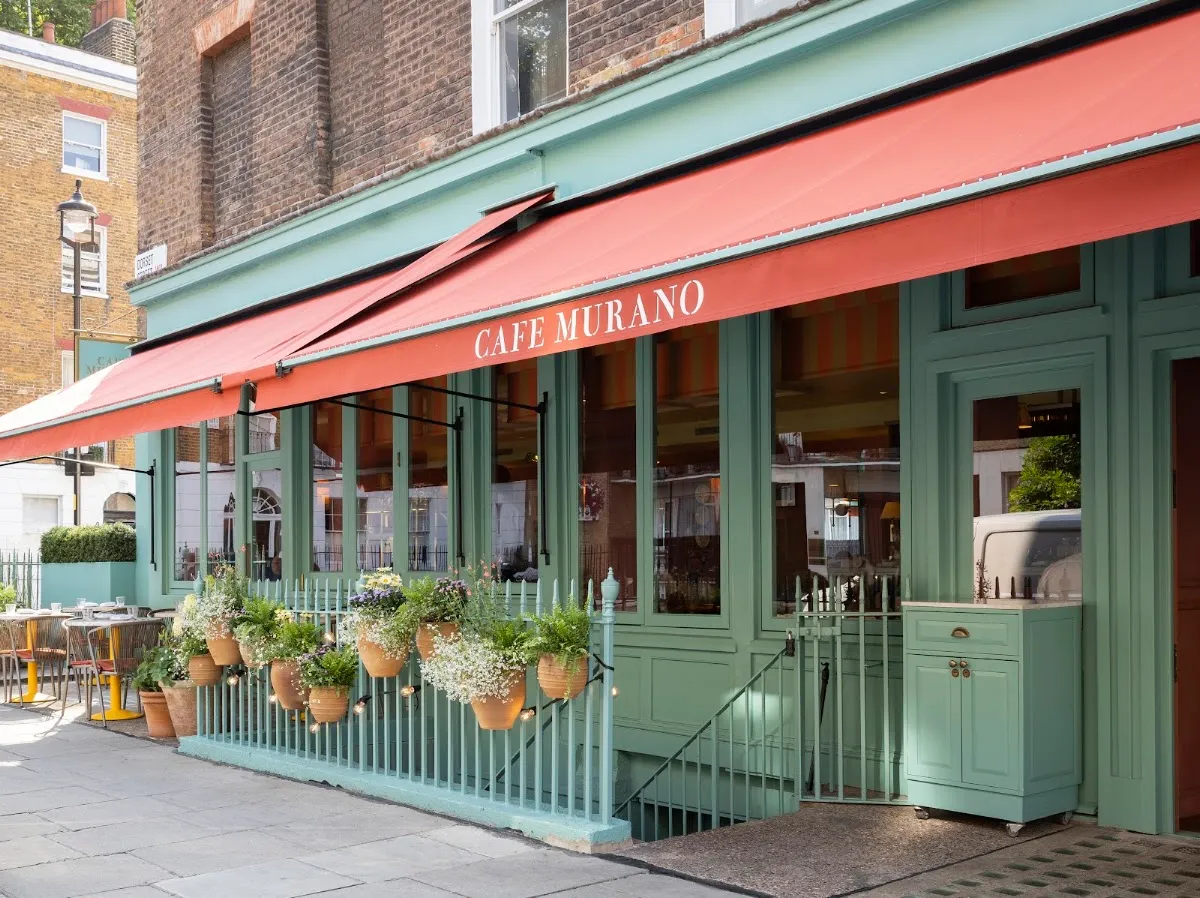 BookNoFees: Restavracija – Cafe Murano – London – Kavarna Murano, fotografija 1