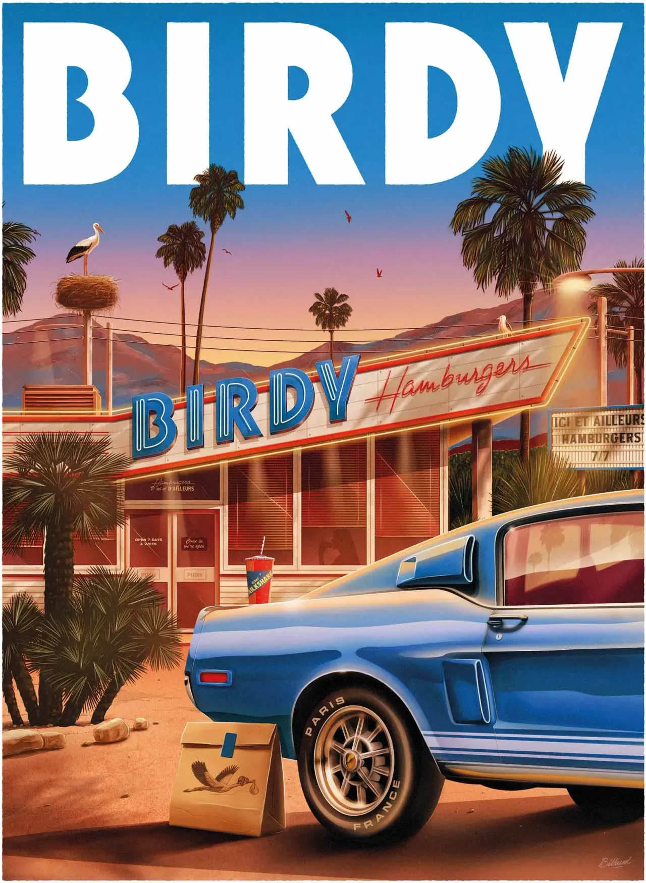 BookNoFees: Okrepčevalnica – Birdy – Paris – Birdy, fotografija 1