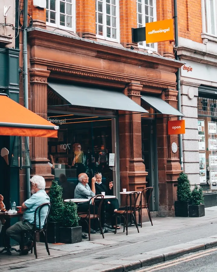 BookNoFees: Kavarna – Coffee Angel – Dublin – Kavni angel, fotografija 1