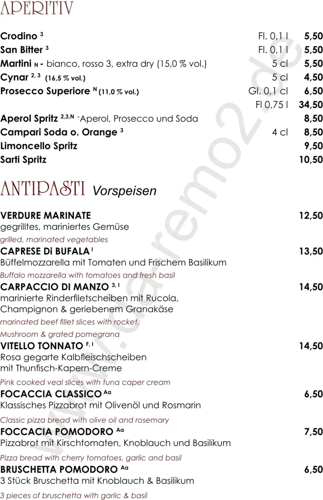 BookNoFees: Restavracija – Trattoria Da Remo II – Berlin – Gostilna Da Remo II, fotografija 2