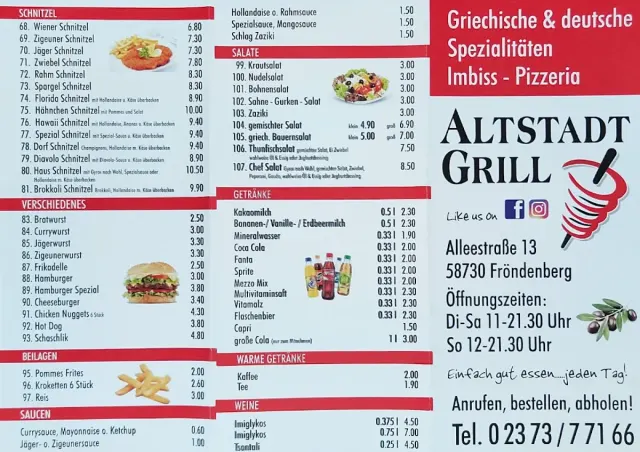 BookNoFees: Restavracija – Altstadtgrill – Fröndenberg – Altstadtgrill, fotografija 2