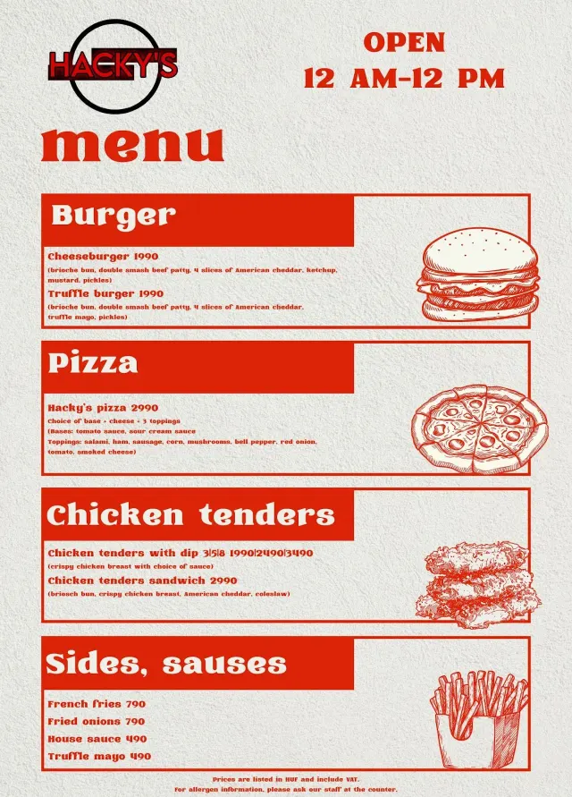 BookNoFees: Restavracija – Hacky's – Budapest – Hacky's, fotografija 3