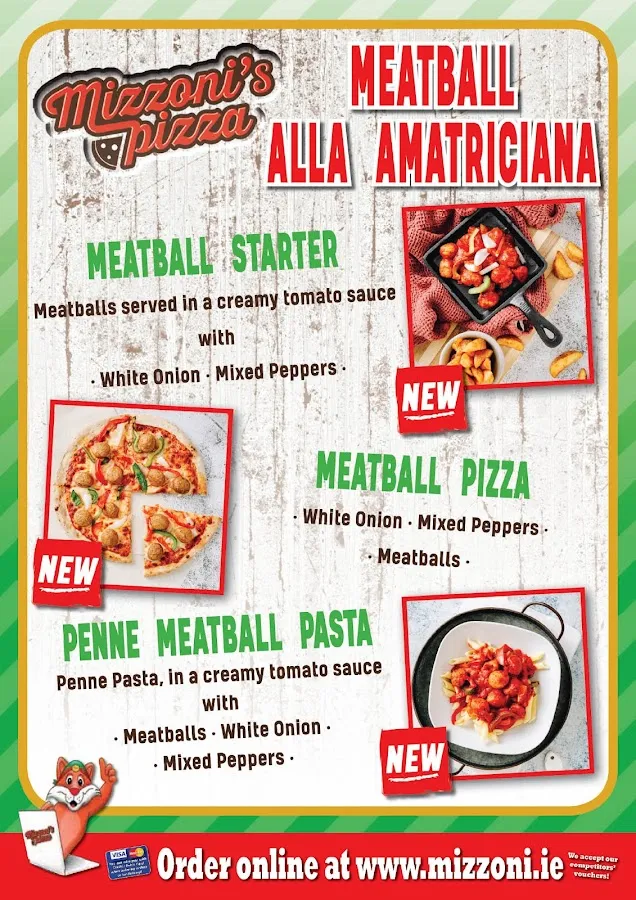 BookNoFees: Okrepčevalnica – Mizzoni Pizza – Dublin – Mizzoni Pizza, fotografija 2