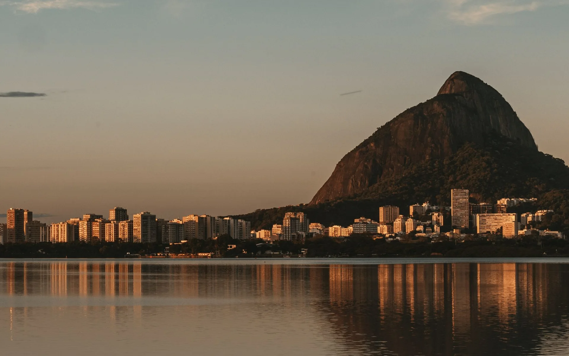 Rio de Janeiro in Sladkorni vrh ob sončnem zahodu